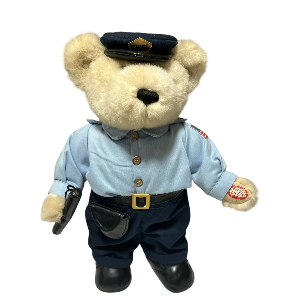 Dan Dee Collector's Choice American Hero Series Singing Chief Teddy Bear